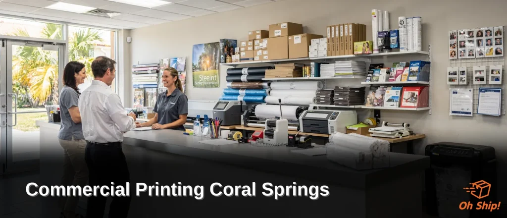 Local Coral Springs print providers offer banner, poster and sign printing along with brochures, business