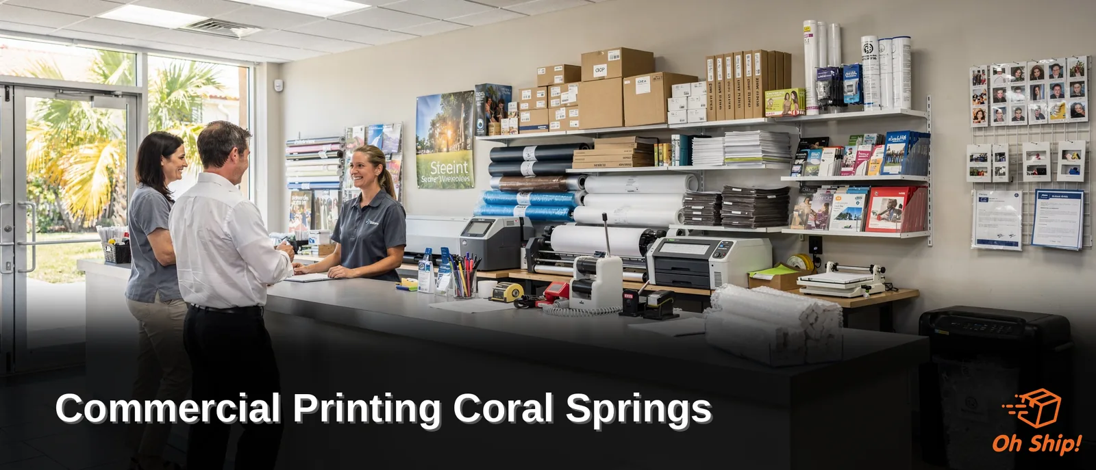 Local Coral Springs print providers offer banner, poster and sign printing along with brochures, business