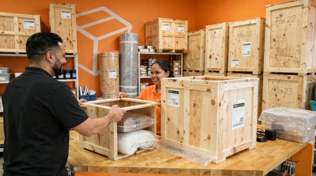 Crate builders serving the Miami-Fort Lauderdale corridor build custom wooden shipping crates for clients across