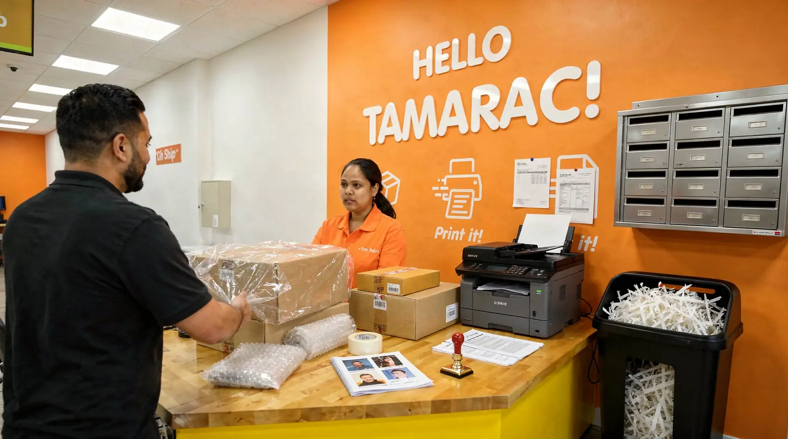 Oh Ship! offers printing, scanning, packaging, and notary support all under one roof.; The business